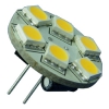 LED G4 8-30V 6LEDS 1,6W WW ACHTERMONTAGE