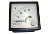 DIN48 VOLTMETER 0-40V VIERKANT