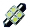 LED BUISLAMP 31MM 10-30V 0,8W WW