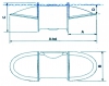 SET KAPPEN VOOR 215MM HEKSCHROEFTUNNEL